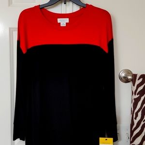 Liz Claiborne, tunic top, size medium